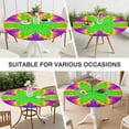 thumbnail image 7 of Colorful Tie Dye Star Flower Pattern Round Fitted Tablecloth with Elastic Edge,Dining Table Cover Waterproof,Outdoor Round Tablecloth for Camping,Dining,Indoor and Outdoor, 7 of 7