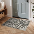 thumbnail image 3 of KUETH 2x3 Zebra Area Rugs Machine Washable Rugs for Living Room, Non Slip Flat Pile Rug with Rubber Backing, Modern Rug for Entryway Bedroom Dining Room Home Office, 3 of 9
