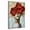 Red, variant on ZHONGYUTONG Gold and Gray Red Floral Wall Decor Abstract Blooming Flowers Picture Prints Abstract Women Canvas Neutral Art Poster Paintings for Girl Bedroom Bathroom (12.00" x 18.00")
