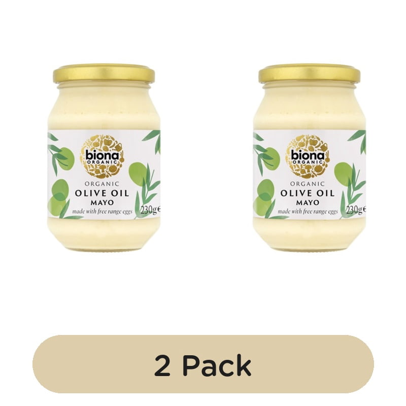 Biona Organic Mayonnaise with Olive Oil 230g, British Import (Pack of 2)
