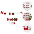 thumbnail image 4 of Gymnture christmas 2 Pcs Birthday Christmas Party Nonwovens Banner Creative Hanging Ornaments, 4 of 10