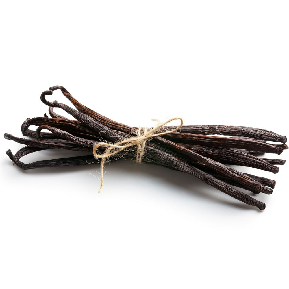 10 Vanilla Beans Whole Extract Grade B Pods for Baking, Homemade