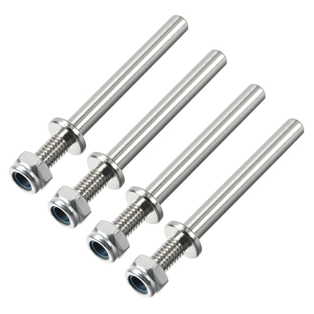 Eje de acero del tren de aterrizaje de 5/32 pulgadas de diámetro y 1.7 pulgadas de longitud para avión RC - 4PCS