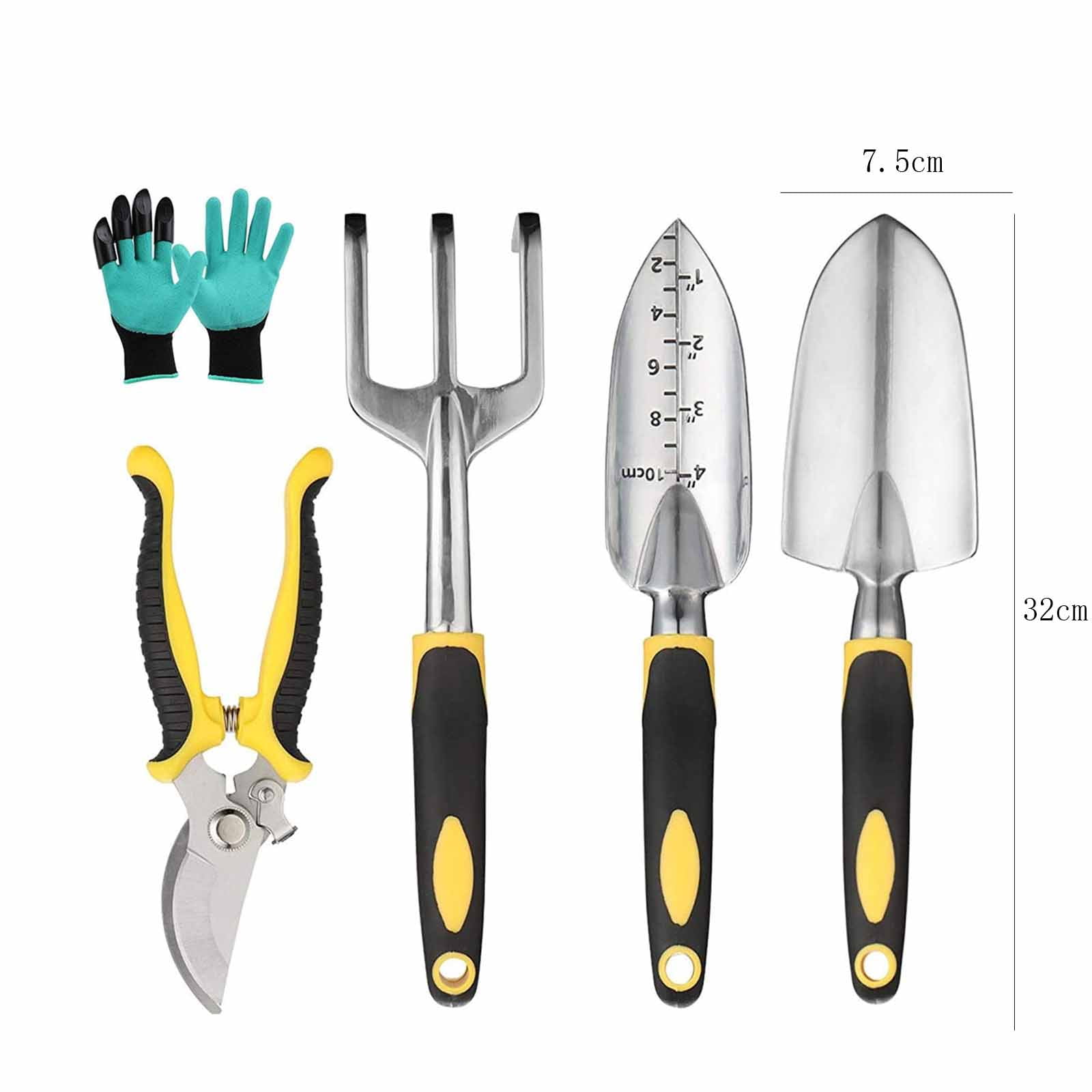Heavy Duty Garden Scissors for Pruning and Trimming Work, Sharp Shears for Branch Cutting and Plant Maintenance Tasks, Durable Garden Tools for Outdoor Yard and Hedge Care