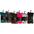 thumbnail image 3 of Sakkas Women's Cotton Blend Knee High Socks Assorted Pack - Dot 6-Pack - 9-11, 3 of 3
