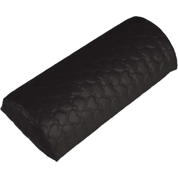 Zhuge Almohada suave para decoración de uñas, soporte para manos, cojín para reposabrazos, soporte para equipo de manicura, soporte para manos para salón de manicura, color negro