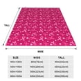 thumbnail image 3 of Balery Breast Cancer Awareness6 Manta de Felpa Suave y Acogedora – Cobija de Franela Aterciopelada para Cama, Lavable y Cálida para Sofá, Mascotas, Transpirable-80"x60", 3 of 7