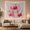 Cherry Present, variant on Pink Ribbon and Cherry Illustration Tapestry