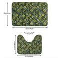 thumbnail image 3 of Xecao Marine Anchors And Compass 2-Piece Vintage Seamless Anti-Skid Mat Set, featuring a stylish pattern for a safe and elegant toilet rug experience, 3 of 6
