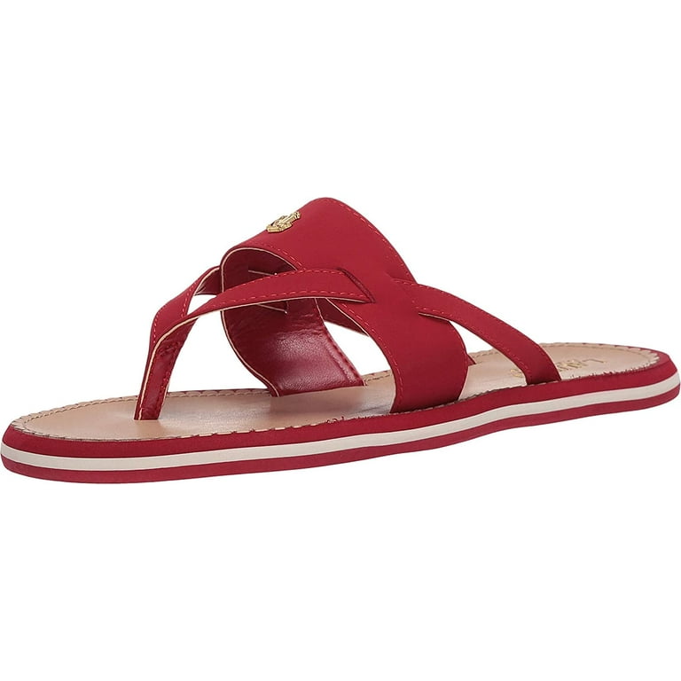Ralph lauren red sandals 2025