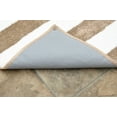 thumbnail image 4 of Garland Rug Beach Stripe Washable Bath Rug Set, 2 Piece Set (17"x24" Bath Rug, & 21"x34" Bath Rug) Tan/White, 4 of 5