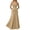 00-Khaki331, variant on Women's Evening Party Gown Formal Sleeveless Square Neck Ruched Flowy Maxi Dress