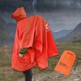 thumbnail image 4 of HUGFEGWE Poncho de Pluie à Capuche pour Usage Extérieur, Veste de Pluie Réutilisable pour Randonnée et Voyage CA919-159831, 4 of 7