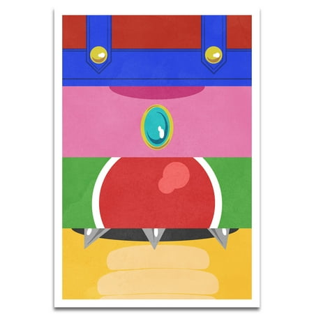 - Visionary Prints 'Choose Your Player' | Gamer Wall Art - Gamer Art | Modern Contemporary Poster Print, 13x19 inch