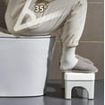 thumbnail image 4 of Boovnll Toilet Stool Squatting Poop Stool Bathroom Potty Step Stool Toilet Assistance Steps Step Stool Fits All Toilets Detachable Stackable, 4 of 8