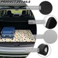 thumbnail image 6 of Psesaysky Machine Washable Cargo Liner for Cars SUVs 29" x 39", Multicolor Dog Paw Print Scratch-proof Car Trunk Mat Duty Dog Seat Cover for Rear Cargo, 6 of 7