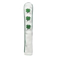 thumbnail image 1 of PU Leather Golf Alignment Rod Cover Case Holder, Golf Embroidery Pattern Headcover Holds at Least 2 Sticks for, 1 of 7