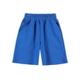thumbnail image 5 of FAIWAD Boys Girls Athletic Shorts Summer Casual Elastic Waist Running Shorts Kids Workout Sweat Shorts with Pockets, 5 of 7