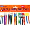 Craft & Hobby Fun Pack for Arts & Crafts on Any Surface 25PC, Simply Brushes Craft & Hobby Fun Pack. 25 PC Assorted Craft Brushes, including.., By Simply Brushes Ship from US