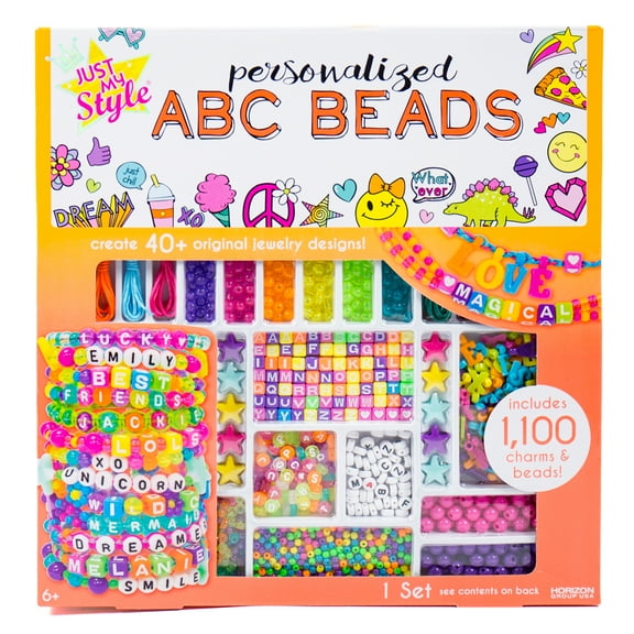 Just My Style Personalized ABC Beads, Includes 1000  Beads