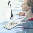 thumbnail image 2 of Waterproof Phone Pouch under $5! kkbbma Floating Waterproof Phone Pouch, Swimming Rafting Dry Bag, IPX8 Phone Case, Beach Camping Phone Protector, 2 of 9