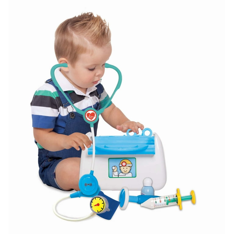 Maletín De Doctor Miniland – Set De 9 Utensilios Médicos De Juguete Para Juego De Profesiones, Calidad Y Realismo