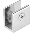 thumbnail image 3 of Clips d'Étagère en Verre Réglables, Ensemble de Clips Miroir Motif Carré Résistant à la Rouille pour Verre de 8-10Mm, Application Grand Alliage de Zinc Forte Capacité de Charge Réglages Sûrs, 3 of 5