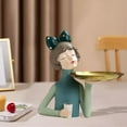 thumbnail image 4 of DOLITY Bol Porte-Clés pour Entrée Centre de table table à Manger Bleu, 4 of 9