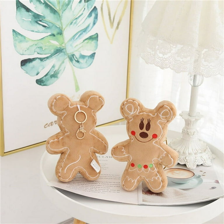 Gingerbread Plush Toys Christmas Stuffed Gingerbread Boy and Girl
