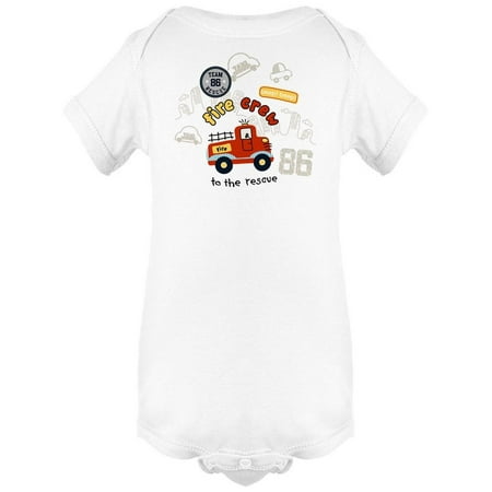 

Fire Crew To The Rescue Bodysuit Infant -Image by Shutterstock 12 Months