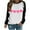 White Valentine's Day sweatshirt, variant on pimelu Valentine's Day Sweatshirt for Women Crewneck Sweatshirt Womens Fashion Color Block Heart Love Letter Print Sweater Tops Spring Ladies Loose Long Sleeve Pullover Tunic Blouses