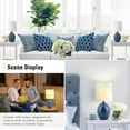 thumbnail image 3 of NATYSWAN Table Lamps Set of 2-13.75" Small Bedside Lamps - Classic Farmhouse Ceramic Table Lamp for Bedroom, Living Room, Nightstand, Office, 3 of 8