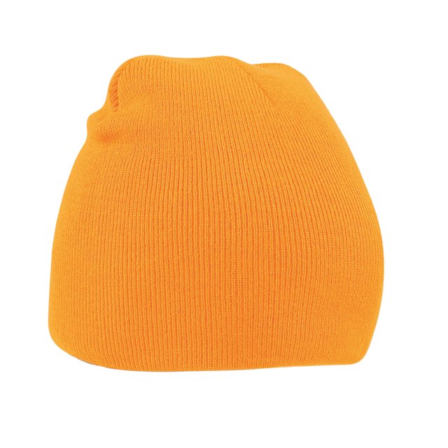 Beechfield - Gorro Beanie Original para Adultos Unisex (Naranja Fluorescente)