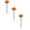 Orange 3PCS, variant on 2026 Flower Bee Watering Station Garden Stake Insect Drinking Bowl Bee Bar Dispenser for Honeybees Outdoor Yard Patio Gift (Orange 1PC)