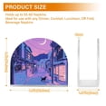 thumbnail image 4 of Yayeee Napkin Holder for Table Kitchen Acrylic Paper Tissue Organization, Cat Walking In Street, 4 of 8
