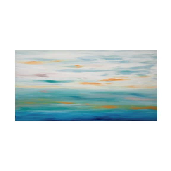 Canvas Wall Art - Hilary Winfield 'Sunrise 57' Wall Art for Living Room, Bedroom, or Office Décor by Trademark Fine Art - 19 x 10 Inches