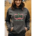 thumbnail image 2 of Winter Christmas Hoodie for Men Women, Holiday Pullover Hooded Sweatshirt, Cozy Cotton Poly Blend, Festive Winter Outfit, 2 of 5