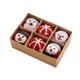 thumbnail image 2 of 6PCS Christmas Ornaments DIY Kit 5CM Festive Tree Decorations With Snowflake And Holiday Patterns Handmade Xmas Crafts Balls Hanging Decor, 2 of 6