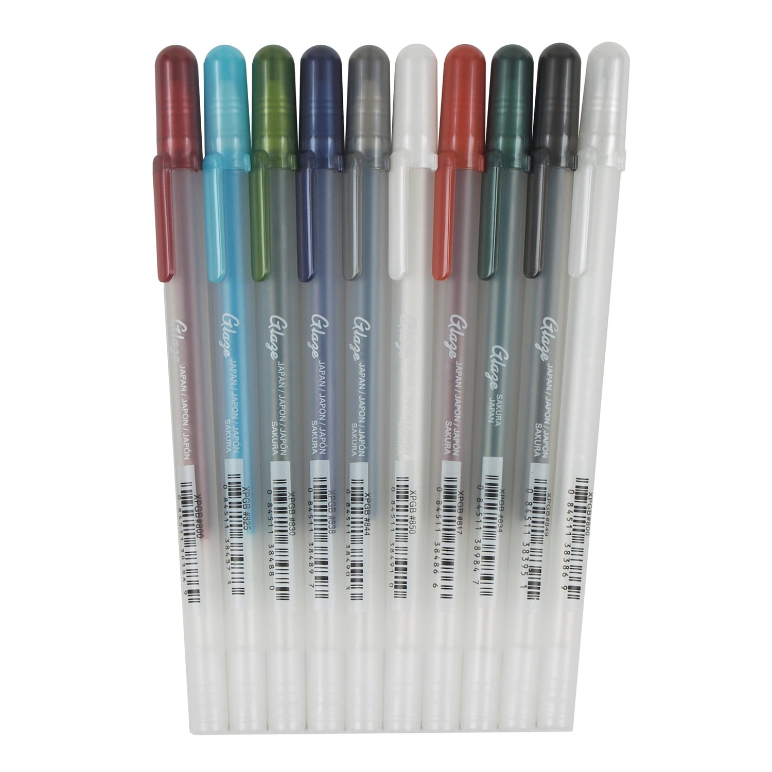 38370 Sakura Gelly Roll Glaze Gel Pen, Glossy Bright Colors, Pack of 10  Pens NEW