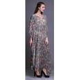 thumbnail image 3 of Bimba Floral Womens Long Beach Kaftan Beachwear Bikini Coverup Maxi Dress-XL-3X, 3 of 5