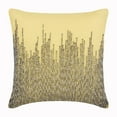 thumbnail image 1 of Custom Pillow Case, Pillowcases, Pillow Cover 24x24 inch (60x60 cm) Yellow, Cotton Throw Pillow Cover, Handmade Pillow Cover, Modern, Abstract - Linen Yellow Heights, 1 of 3