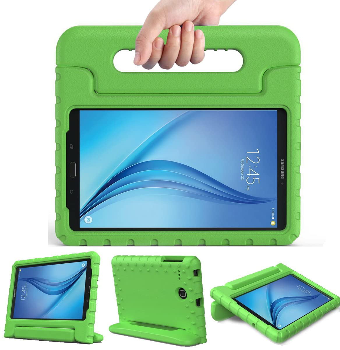 hun Tijdig insluiten KIQ Galaxy Tab E 8.0 Kids Case T377, Shockproof EVA Foam Bumper Tablet  Cover for Samsung Galaxy Tab E 8 inch SM-T377 [Red] - Walmart.com