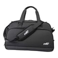 thumbnail image 3 of Bolsa de golf para viajes, bolsa de lona para fin de semana, bolsa de noche, bolsa deportiva resistente al desgarro para gimnasio. Negro, 3 of 8