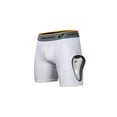 thumbnail image 2 of Short Compresivo CHAMPRO con Copa Integrada DRI-GEAR Elástico 4 Vías Adulto Blanco L, 2 of 5