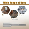 thumbnail image 3 of T Post Driver Steel Hammerelectric Pick Pits Attachment 20Cm Length Piling Pick Post Hole Diggers, 3 of 7