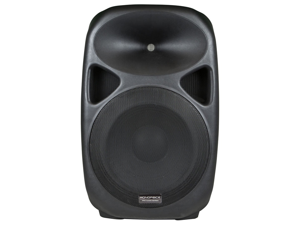 Monoprice PA Speaker 15 Inch BiAmplified Powered, 150 Watt, 50 Hz