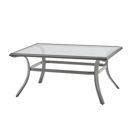 coffee hampton bay outdoor table statesville rectangle steel glass tables homedepot metal patio