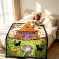 thumbnail image 6 of 120x80cm Halloween DIY Coloring Throw Blanket For Adults Washable Bed Cover With 50ml Marker Pens Black Tone, 6 of 6