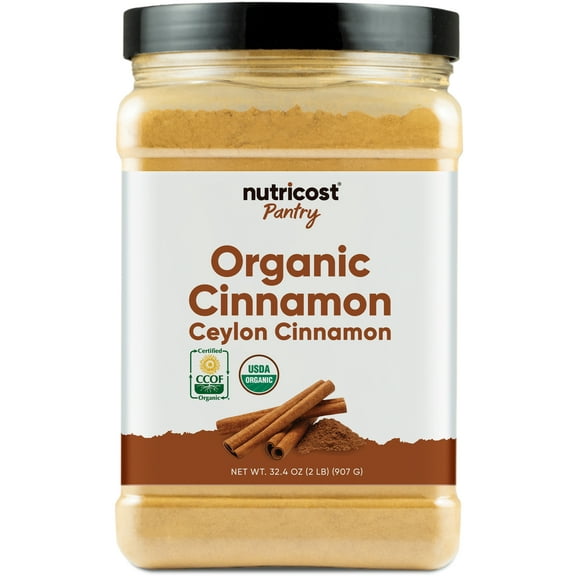 Nutricost Organic Ceylon Cinnamon (2 Pounds) - Gluten-Free, GMO-Free
