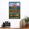 thumbnail image 2 of Nederland, Colorado, Destinations Sign (12x18 Aluminum Art, Indoor Outdoor Metal Sign Decor), 2 of 5
